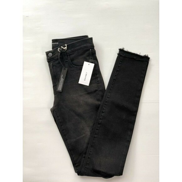 J Brand Womens 620 JB001609 Teared Raw Slim Skinny Jeans 25 Nevermore Destruct - Picture 6 of 12